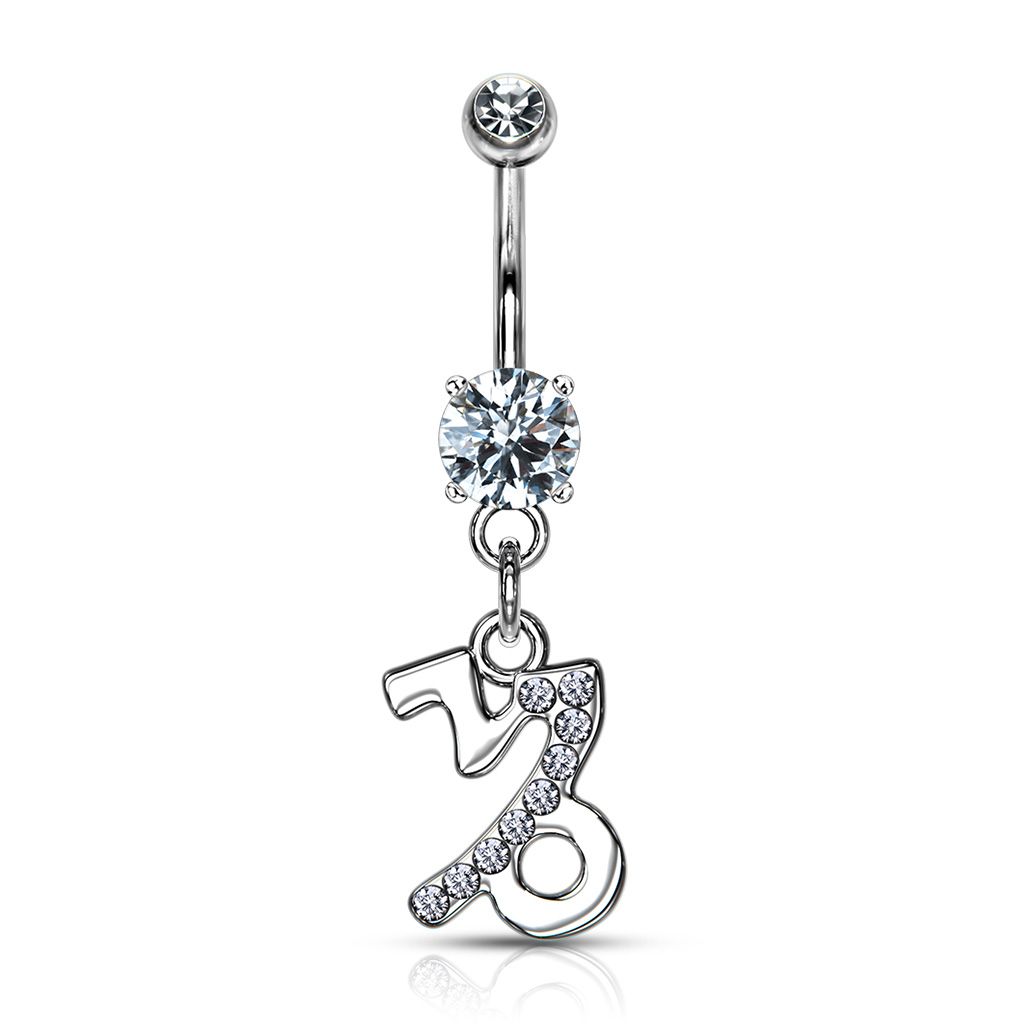 Piercing do pupíku - znamení kozoroh - WP01141-10