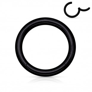 Piercing segment kruh - černý