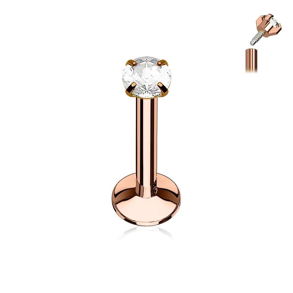 S4U Piercing do brady zlacený (1,2 x 6 mm) - LB01081RD-1206