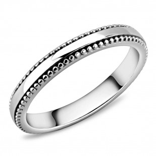 Ocelový prsten šíře 3 mm