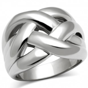 Propletený ocelový prsten