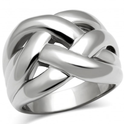 Propletený ocelový prsten (62)