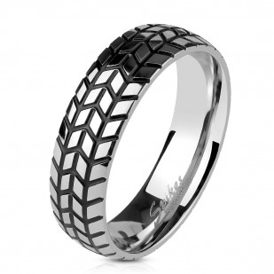 Pánský ocelový prsten, vel. 65