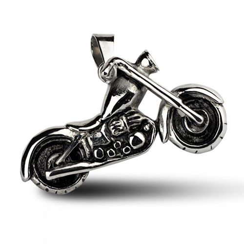 S4U Ocelový přívěsek - motorka chopper - OPP1144