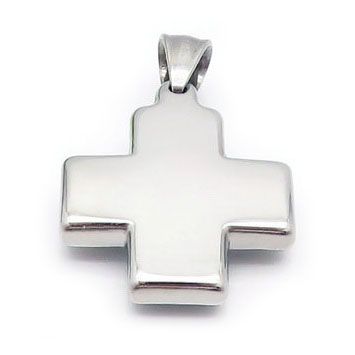 S4U Ocelový přívěsek - kříž - OPP1890