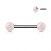 Piercing do jazyku s vnitřním závitem - howlit