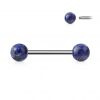 Piercing do jazyku s vnitřním závitem - howlit