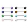 Piercing do jazyku s vnitřním závitem - howlit