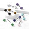 Piercing do jazyku s vnitřním závitem - howlit