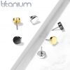 Placka k PUSH IN piercingu TITAN (4 mm)