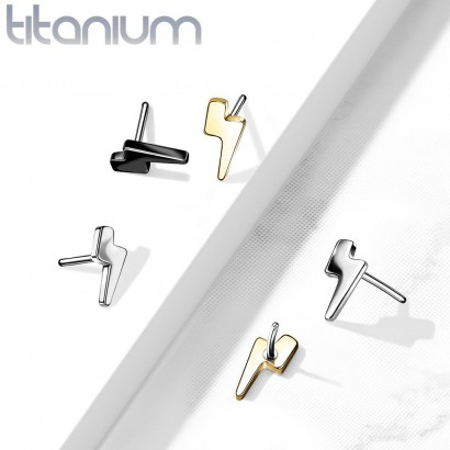 Ozdoba k PUSH IN piercingu TITAN (žluté zlato)
