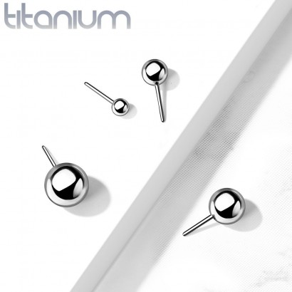 Kulička k PUSH IN piercingu TITAN (2 mm)