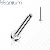 PUSH IN tyčka k labretě TITAN (1,2 x 11 mm)
