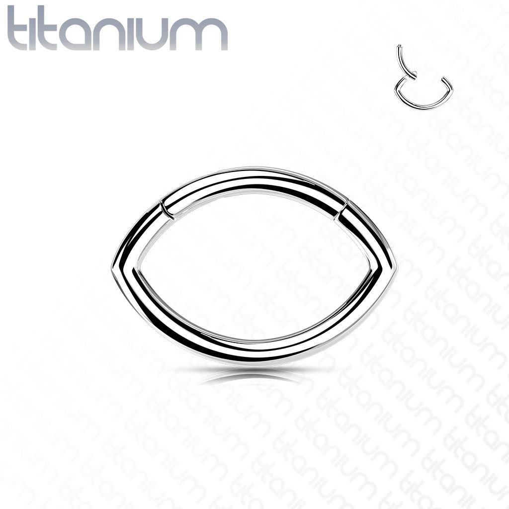 Segment - helix / cartilage / tragus piercing TITAN, 1,2 x 10 mm - TIT1163-1210