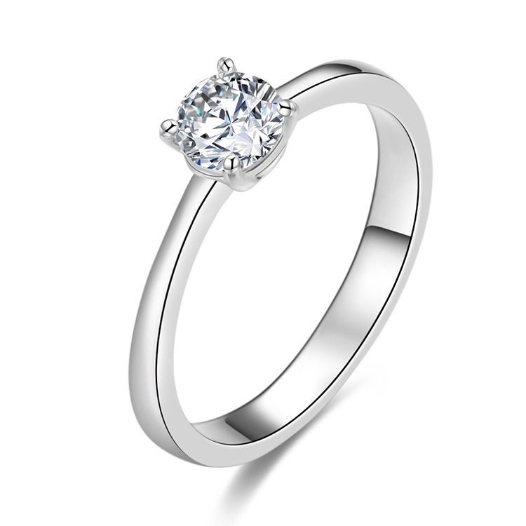 Levně NUBIS Stříbrný prsten se zirkonem (54) - NB-5093-54