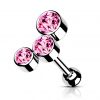 Cartilage /  helix / tragus piercing (vitrail medium)