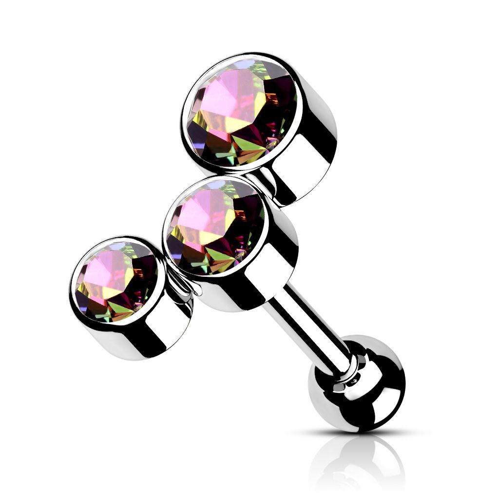 Levně Cartilage / helix / tragus piercing (vitrail medium) - CP1081-VM