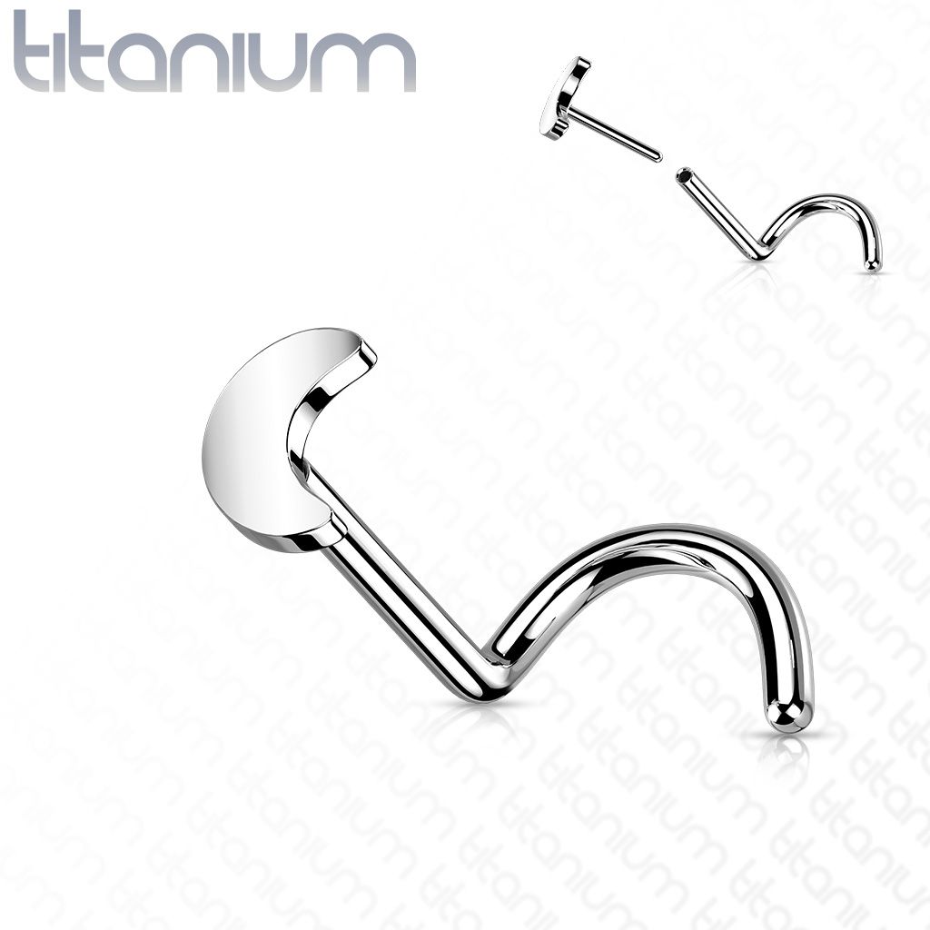 S4U PUSH IN piercing do nosu TITAN, 0,8 x 6 mm - TIT1182