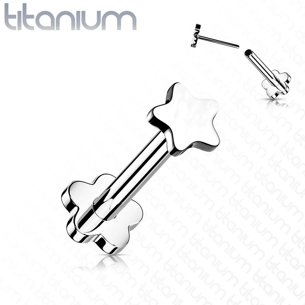 S4U PUSH IN piercing do brady / ucha TITAN 1,2 x 8 mm - TIT1173-1208
