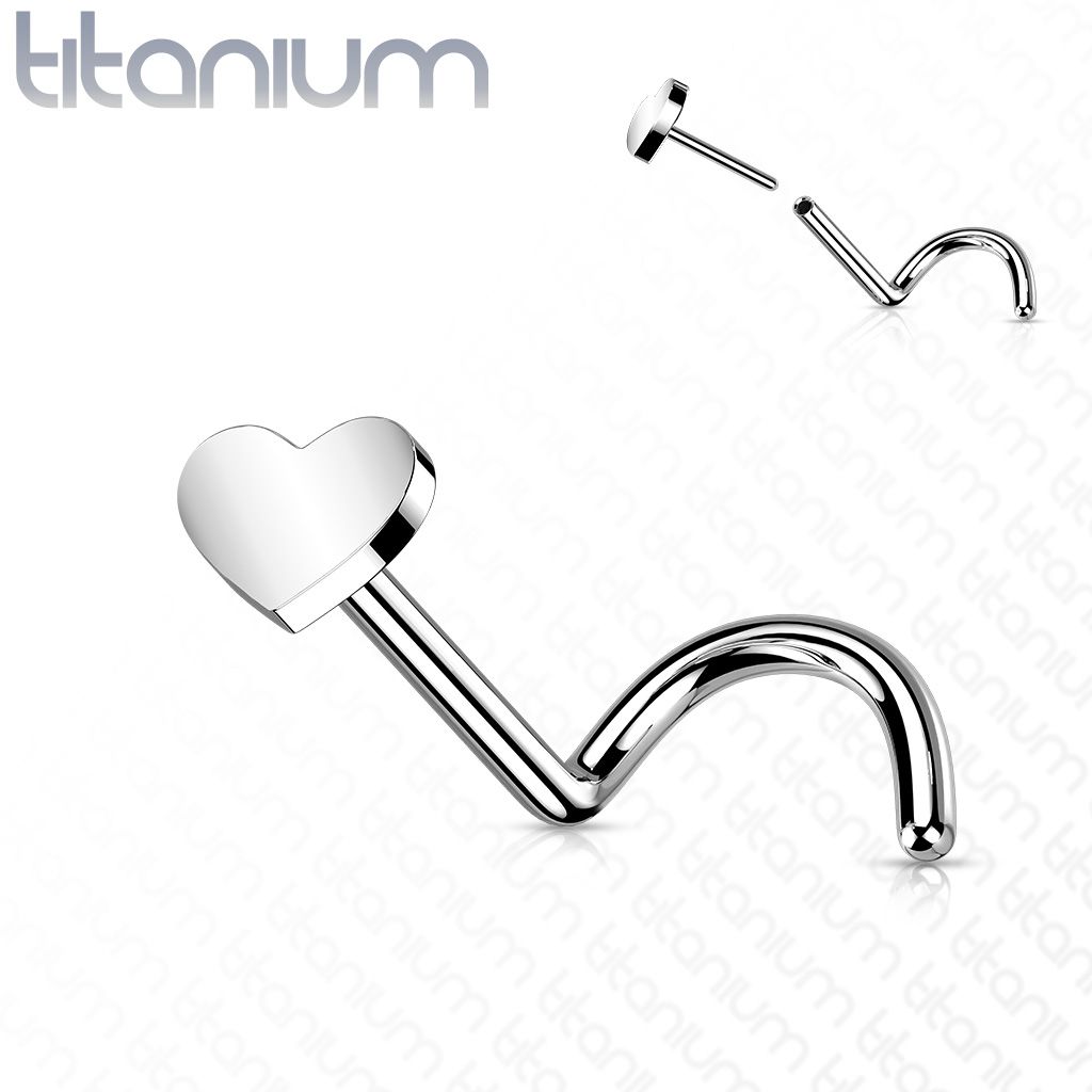 S4U PUSH IN piercing do nosu TITAN, 0,8 x 6 mm - TIT1183
