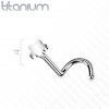 PUSH IN piercing do nosu TITAN, 0,8 x 6 mm