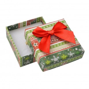 Vánoční dárková krabička na soupravu šperků