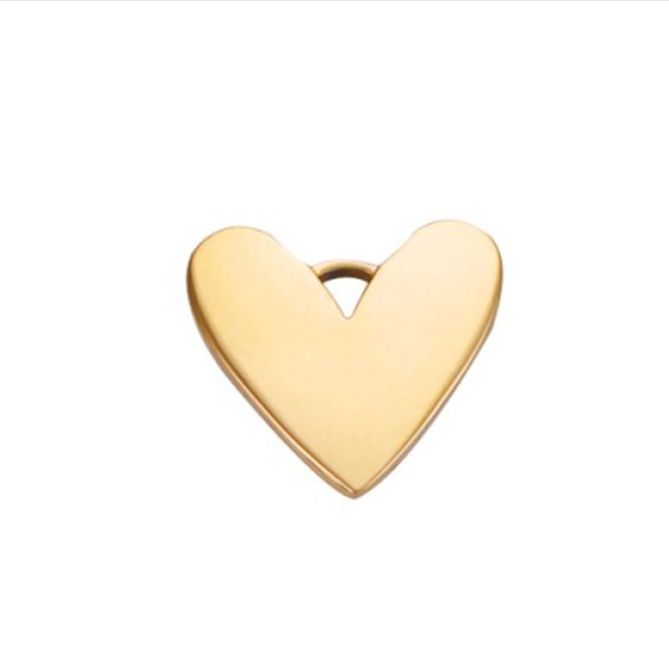 S4U Ocelový přívěsek srdíčko - OK1423-GD