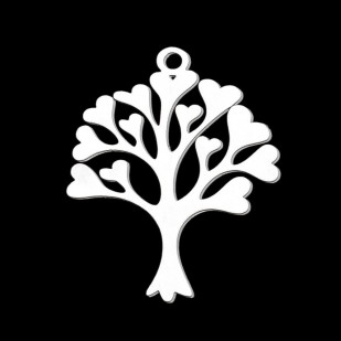 Ocelový přívěsek - strom života