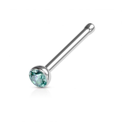 Piercing do nosu - kamínek (tyrkysová)
