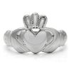 Ocelový prsten Claddagh