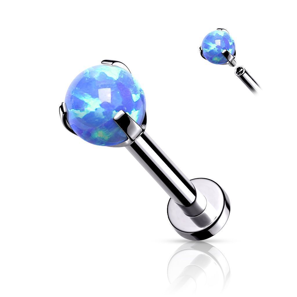 Levně Labreta s opálem, tyčka 1,2 x 8 mm (modrá)