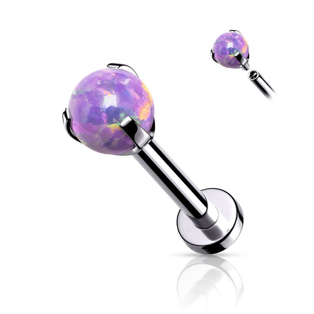 Levně Labreta s opálem, tyčka 1,2 x 8 mm (fialová)