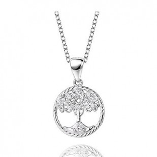 Stříbrný náhrdelník strom života