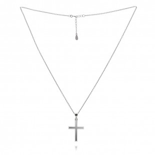 Stříbrný náhrdelník křížek