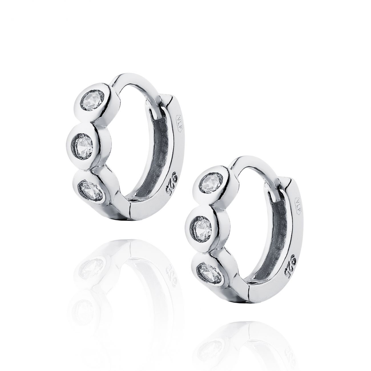 NUBIS Stříbrné dámské náušnice - NB-3539