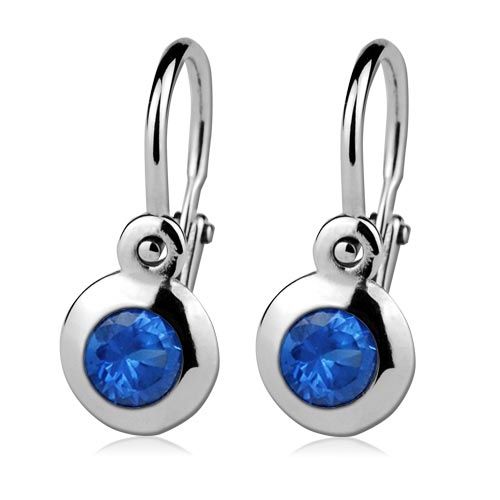 S4U Dětské náušnice stříbrné, spinel - CS1030-SP