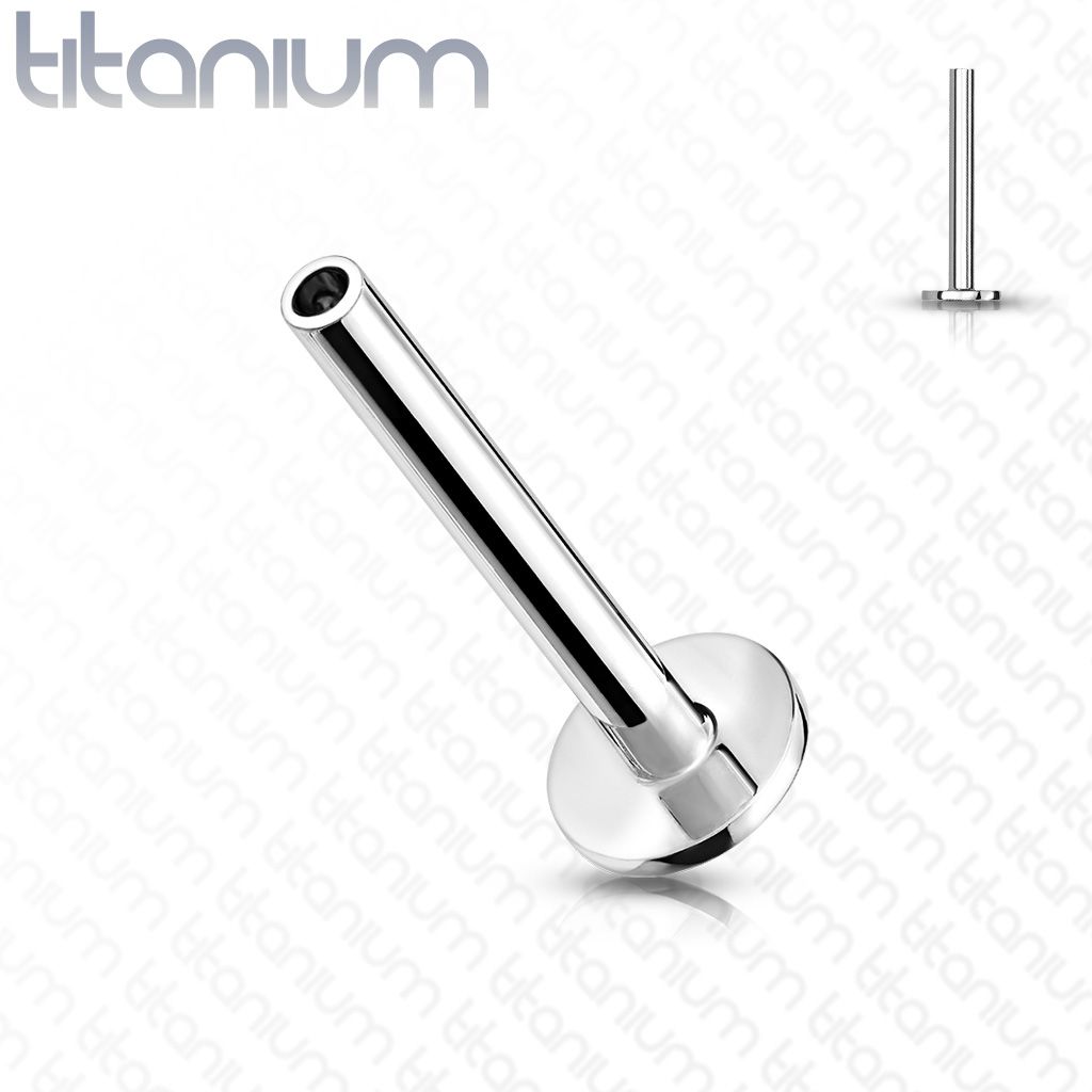 S4U PUSH IN tyčka k labretě TITAN, tl. 1.2mm (1,2 x 7 mm) - TIT1130-1207