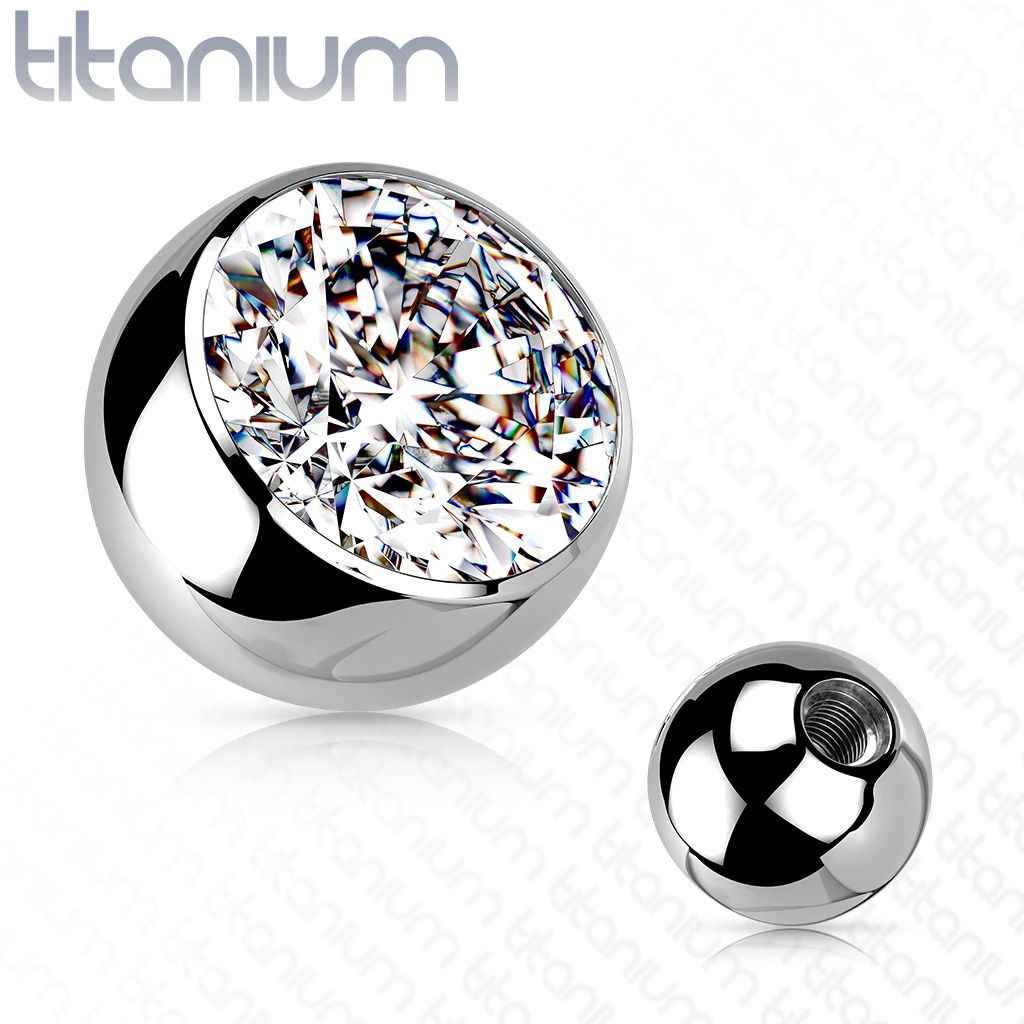 Levně Náhradní kulička TITAN, 1,2 mm, průměr 3 mm (čirá) - TIT1195C-1203