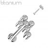 Piercing do brady / ucha TITAN (1,2 x 8 mm)