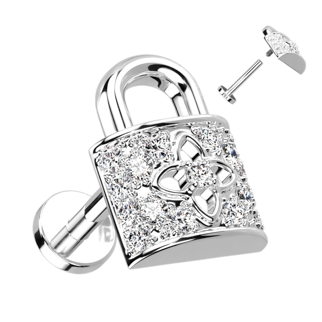 Levně S4U Piercing do brady zámeček (1,2 x 8 mm) - LB1114ST-1208