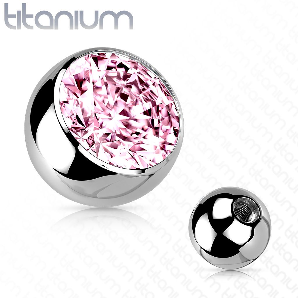 Levně S4U Náhradní kulička TITAN, 1,2 mm, průměr 4 mm (růžová) - TIT1195P-1204