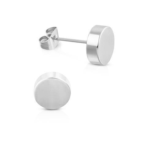 S4U Ocelové náušnice kolečka, 5 mm - OPN1153-05