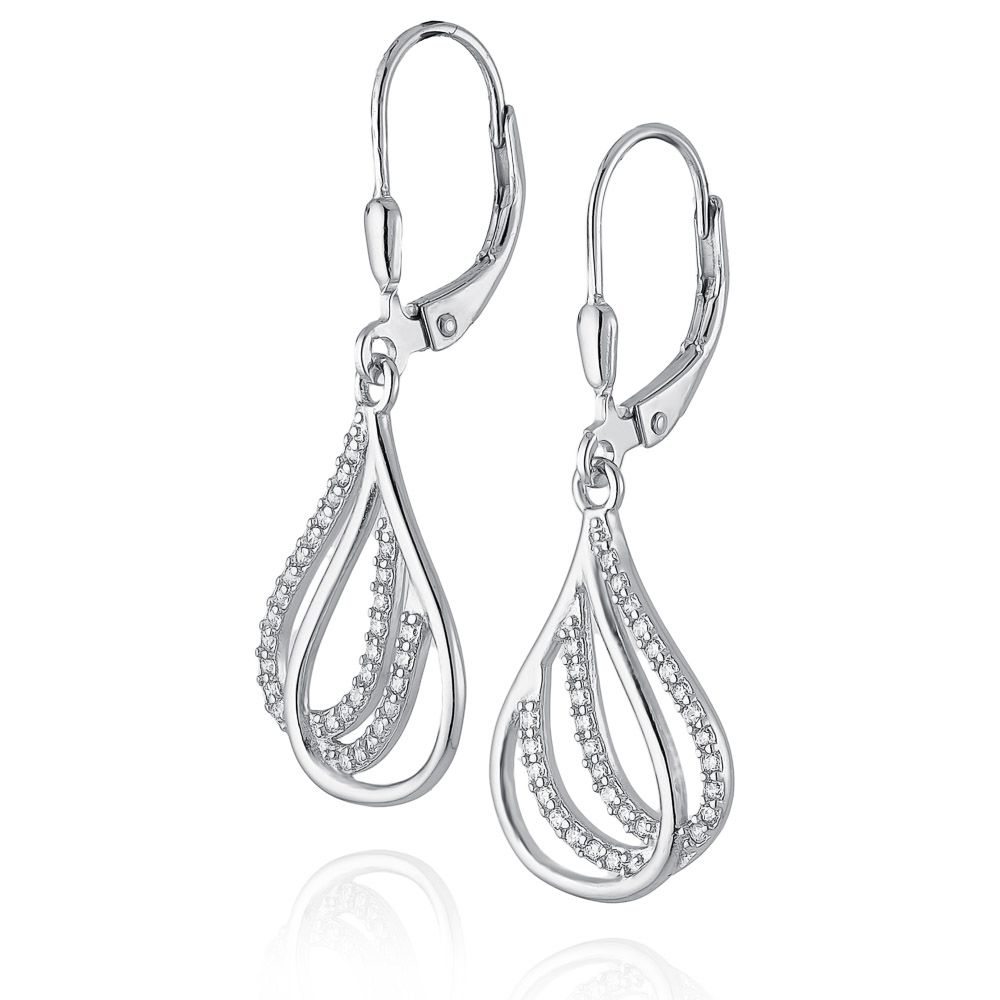 NUBIS Visací dámské náušnice - NB-3599