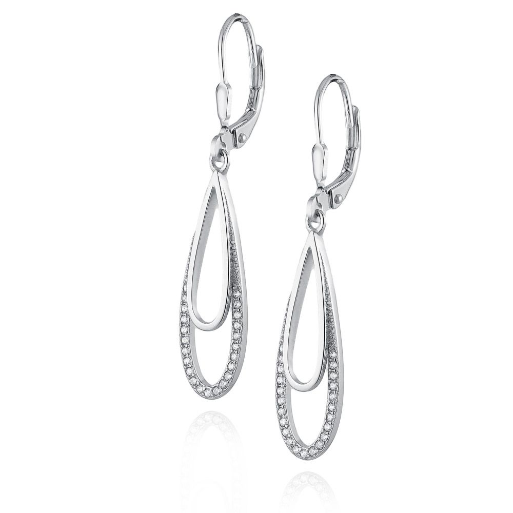 NUBIS Visací dámské náušnice - NB-3604