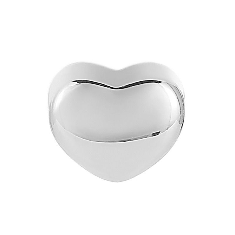 S4U Drobný ocelový přívěsek - srdíčko - PP-1023-ST