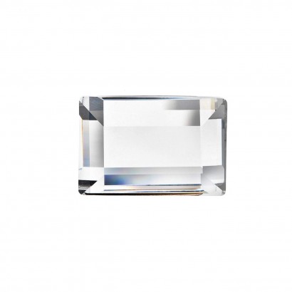Brož bižuterie se Swarovski krystalem bílý obdelník 78011.3 crystal
