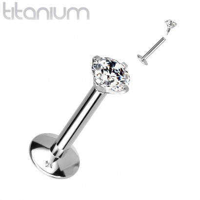 Piercing do brady titan (1,2 x 6 mm, kamínek 4 mm)