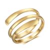 Zlacený ocelový prsten s možností rytiny [1]