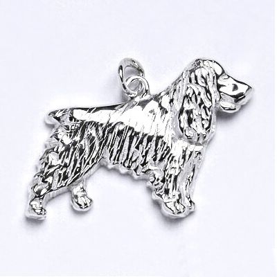 S4U Stříbrný přívěsek pes kokršpaněl - CS3105