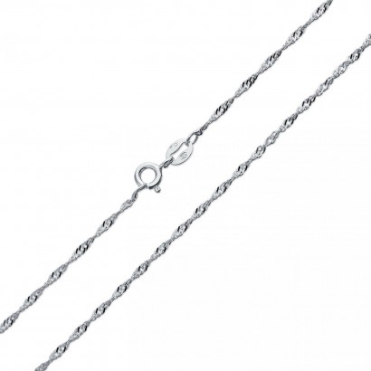 Stříbrný řetízek lambada - kroucený (45 cm, 1,50 g)